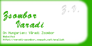 zsombor varadi business card